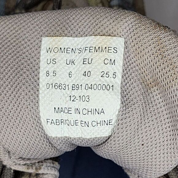 The North Face Women's Hiking Shoes X2 Size 8.5 Gray Blue Suede Lace Up Air Flow - Picture 8 of 8